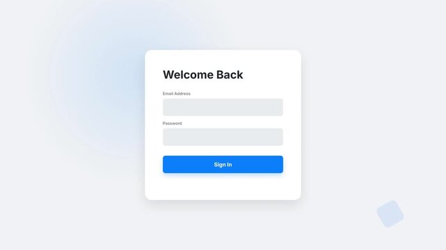 Simple sign-in interface with username and password fields for website login.