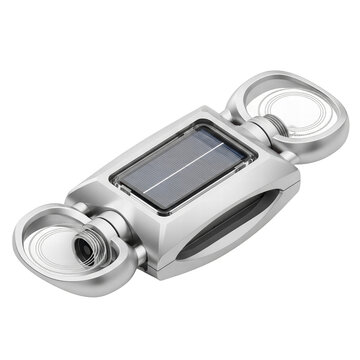 Solar powered security light with motion sensor