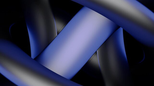 Fluid motion graphics animation of a glossy liquid glass torus swirling. This crystal 3d background video delivers a sleek futuristic look.