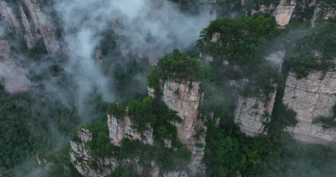 Beautiful landscape in Zhangjiajie National Forest Park, China