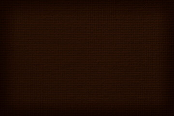 Fototapeta premium blank dark brown backdrop: close up of canvas with shadowed edges