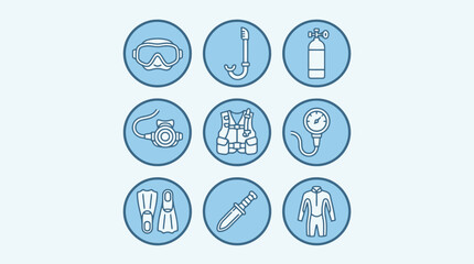 Fototapeta premium Medical Healthcare Icons Set.