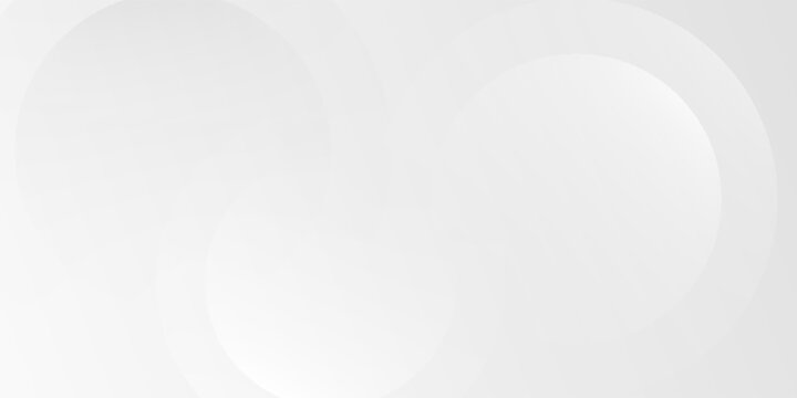 Abstract background with gray circle. White and grey abstract modern transparency circle presentation background. Vector circles template vector design. Object web design. Round shape. Minimal poster