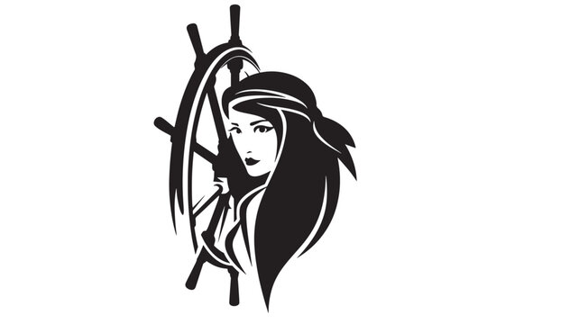 Knight helmet silhouette tattoo style with black sword and dynamic lines on white background featuring armor head, medieval, hero with fantasy and