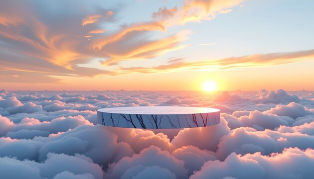 An expansive skyscape viewed from above