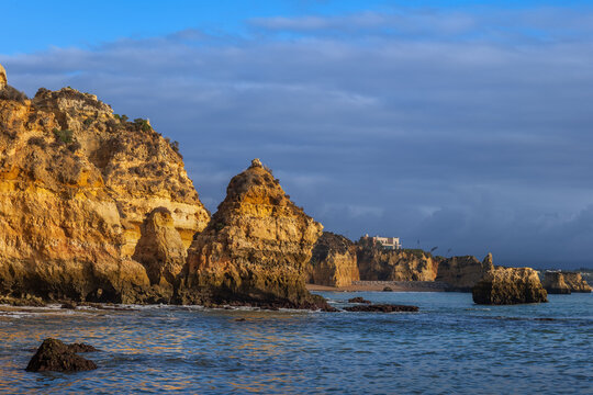 Algarve Coastline In Portugal