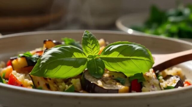 Klassische Gem&uuml;se-Couscous Bowl