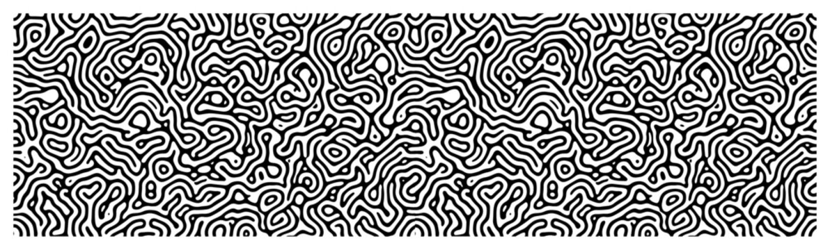 Wavy lines organic pattern for abstract background in reaction diffusion style