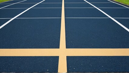 Fototapeta premium Running Track Lane Composition