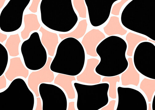 Abstract organic cell pattern with neural network connection