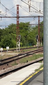 Gare de train  en seine et marne