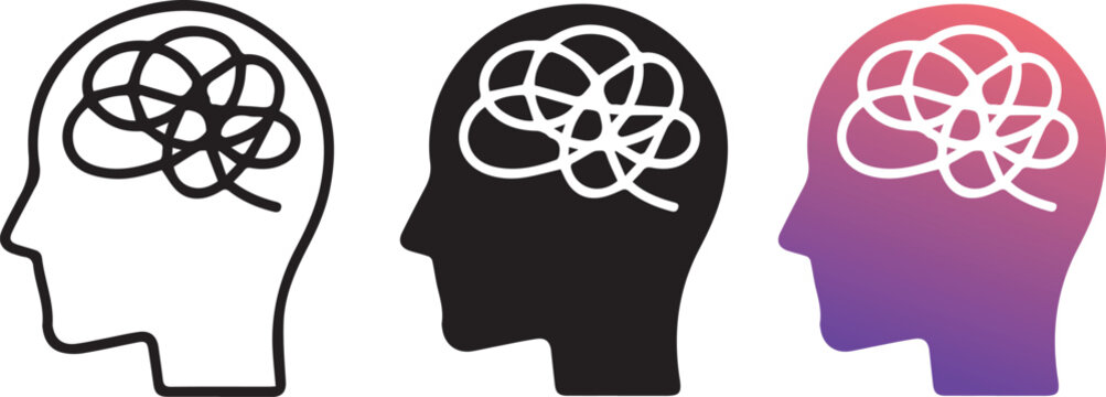 Emotional Anxiety Symbol Icon