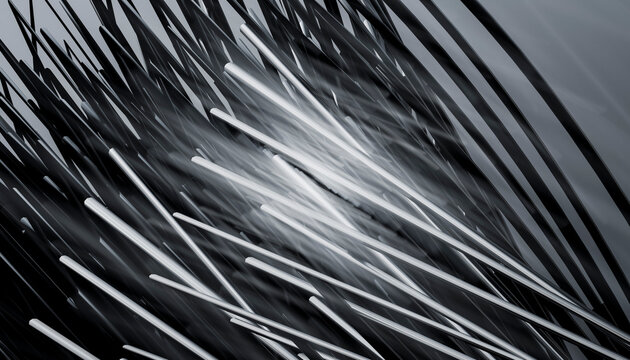 Abstract background with blurred intersecting gray and black lines
