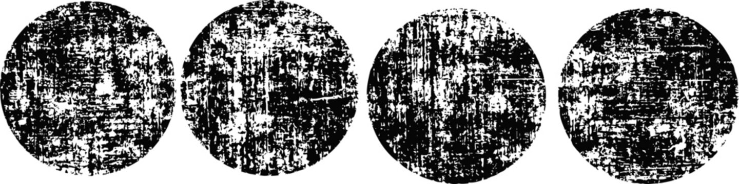 grunge textured black circular shapes distressed rough ink splatter design abstract worn vintage paint pattern backgrounds