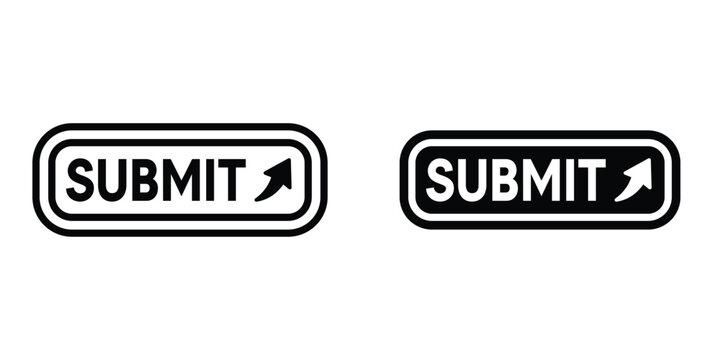Submit button icon design illustration drawings