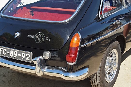 MG MGB GT classic car rear view