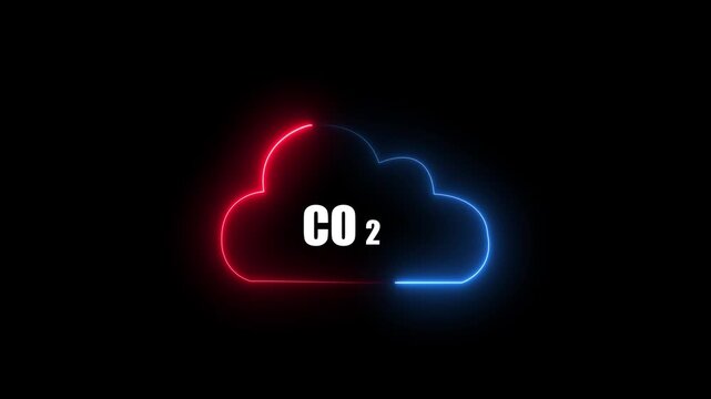 Cloud Computing Animation | Digital Data Network Technology Background