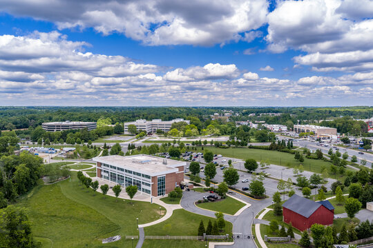 Wilmington University Delaware &mdash; Brandywine Campus Wide Aerial View Summer