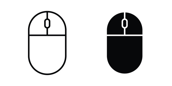 Mouse icon for mobile apps and websites.