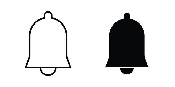 Notification bell icon for mobile apps and websites.