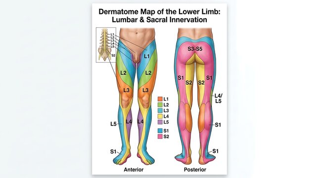 Anterior and Posterior Views for Medical Reference