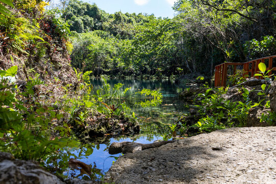 The Laguna Dudu Located in Duarte Province, Dominican Republic