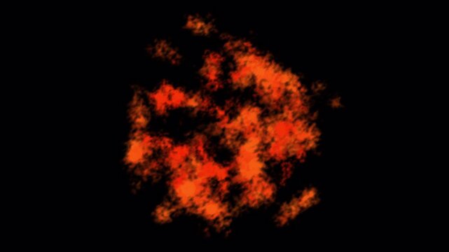 2d vfx explosion transparent backgorund with alpha channel