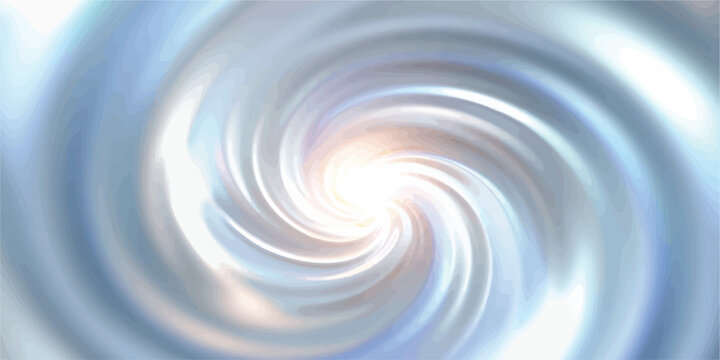 Bright swirling light vortex in soft blue and white tones with light effect