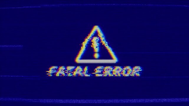 FATAL ERROR Retro Text Intro Effects