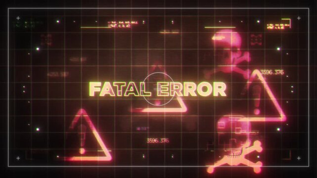  FATAL ERROR trendy hacking and cybersecurity words