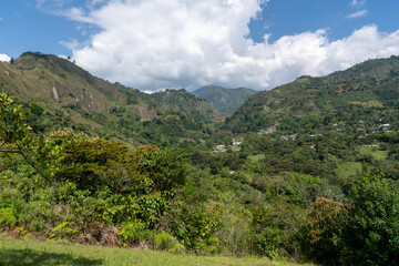 Naklejka premium Colombia, lanscape around San Augustin.