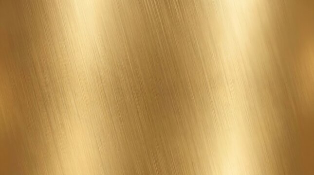 Gold metallic texture background with smooth reflective surface for design and decoration