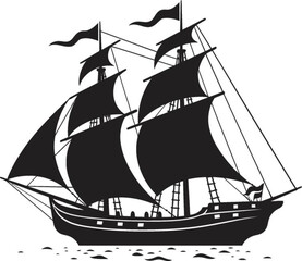 sailing ship silhouette © Yayat