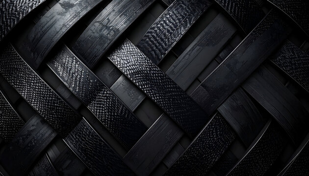 Dark woven texture featuring snake skin pattern and carbon fiber weave detail