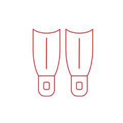 illustration of diving shoes © Danal