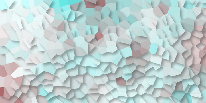 Quartz light multicolor Broken Stained Glass Background white stoke with shadows. Abstract colorful mosaic pattern Seamless Geometric Retro Cement kitchen decor with crack floor light digital art.