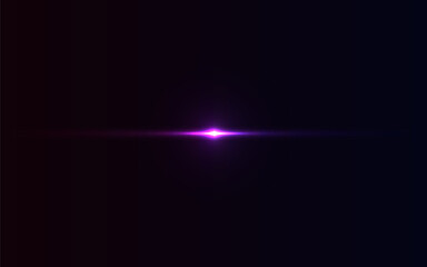 Obraz premium Purple Light Glow Beam Effect Abstract Dark Background