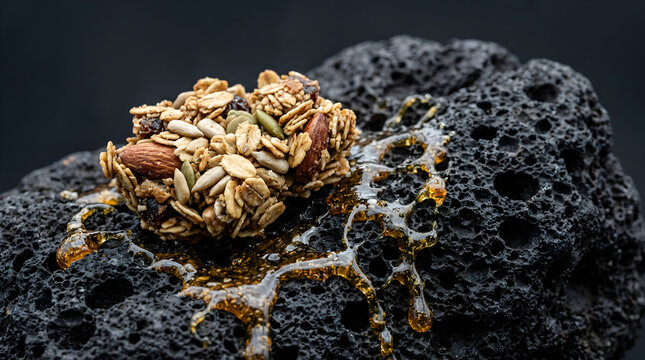 Scorpion on a rock in dark background