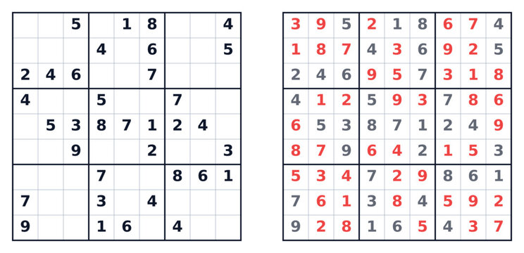 Maze with highlighted path from start to finish in simple design  