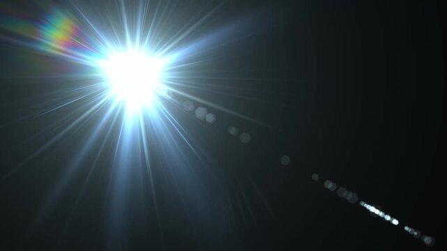 optical sun the bright flash. White glowing light explodes on a transparent background. Transparent shining sun, bright flash. Vector sparkles