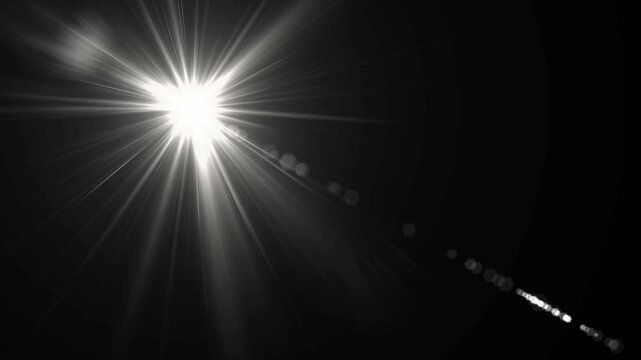 optical sun the bright flash. White glowing light explodes on a transparent background. Transparent shining sun, bright flash. Vector sparkles