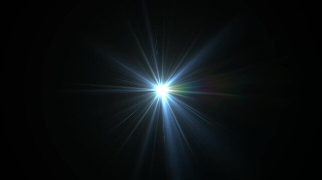 optical sun the bright flash. White glowing light explodes on a transparent background. Transparent shining sun, bright flash. Vector sparkles