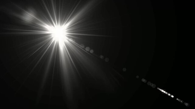 optical sun the bright flash. White glowing light explodes on a transparent background. Transparent shining sun, bright flash. Vector sparkles