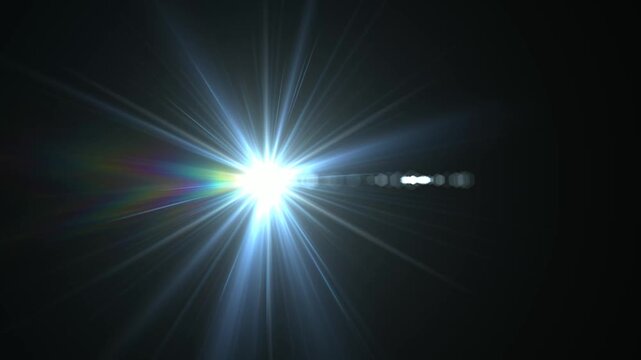 optical sun the bright flash. White glowing light explodes on a transparent background. Transparent shining sun, bright flash. Vector sparkles