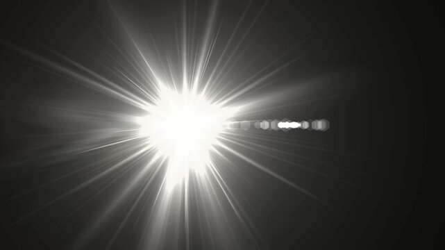 optical sun the bright flash. White glowing light explodes on a transparent background. Transparent shining sun, bright flash. Vector sparkles