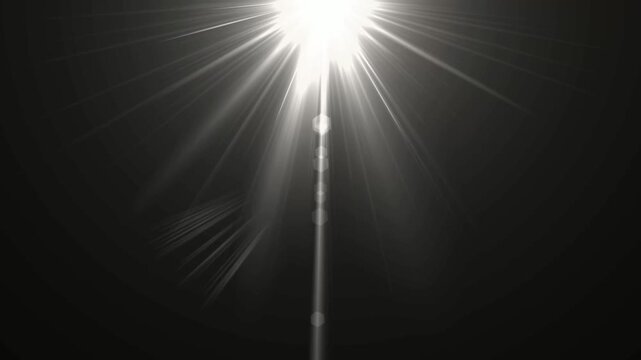 optical sun the bright flash. White glowing light explodes on a transparent background. Transparent shining sun, bright flash. Vector sparkles