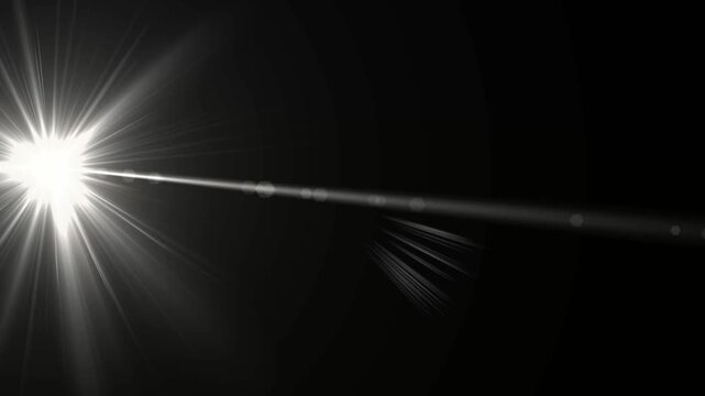 optical sun the bright flash. White glowing light explodes on a transparent background. Transparent shining sun, bright flash. Vector sparkles