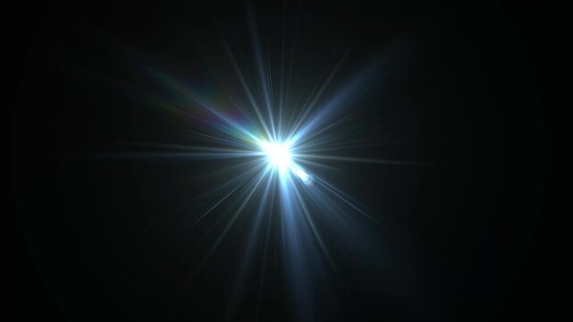 optical sun the bright flash. White glowing light explodes on a transparent background. Transparent shining sun, bright flash. Vector sparkles