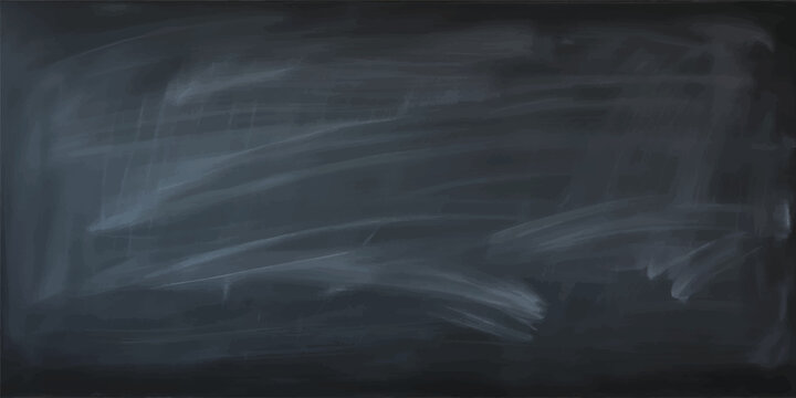Empty chalkboard with visible smudges and chalk dust artistic texture chalkboard background education classroom artistic abstract copy space