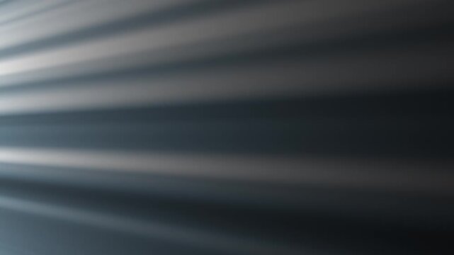 4K Perspective Motion Light Beams Shining Horizontally Across Screen